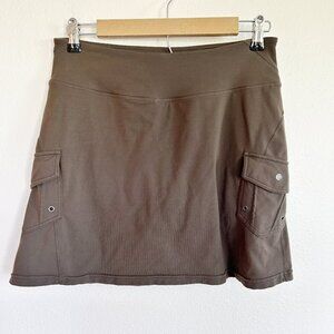 Athleta Oasis Cargo Skort Athletic Lined Skirt Shorts